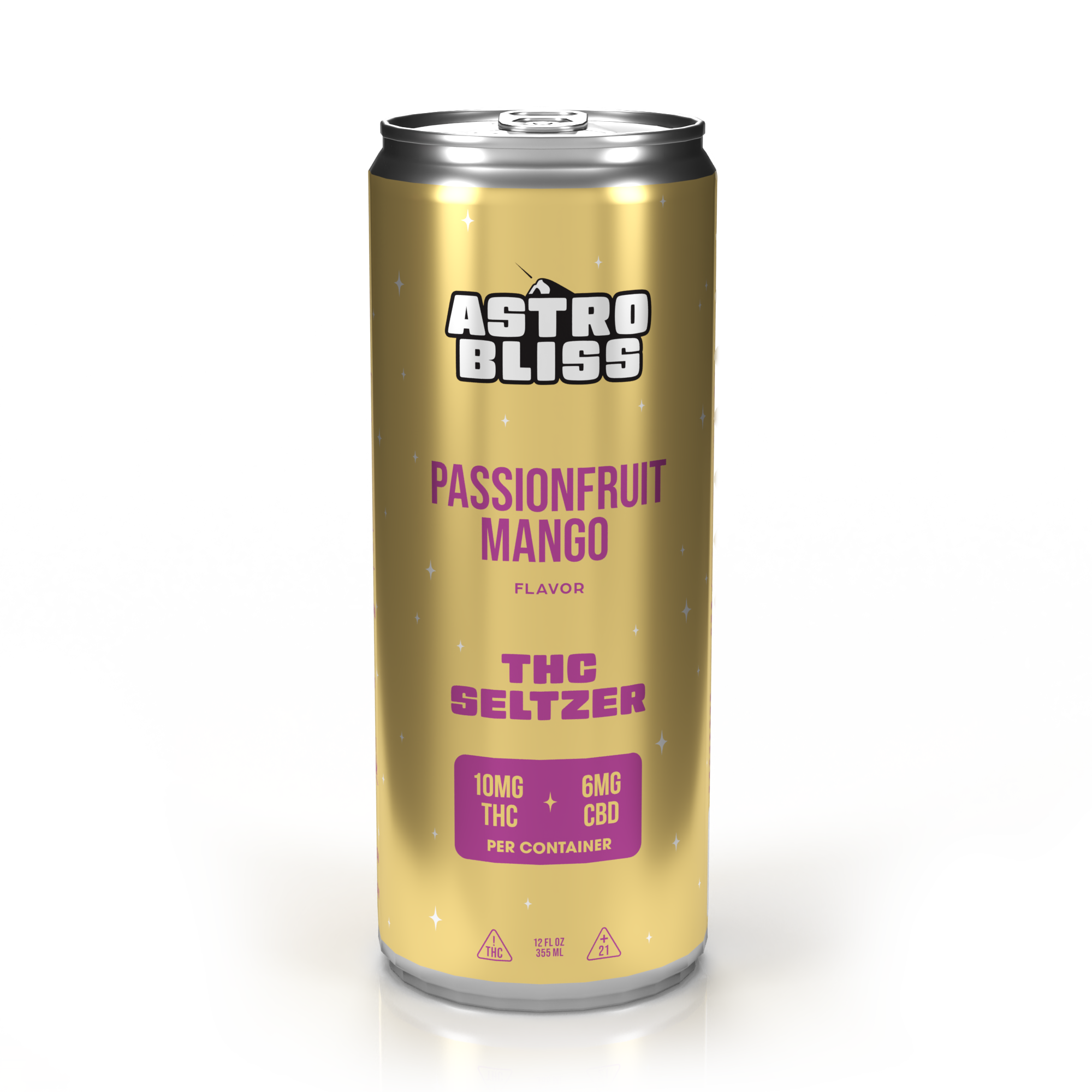 Passionfruit Mango 10mg THC Seltzer