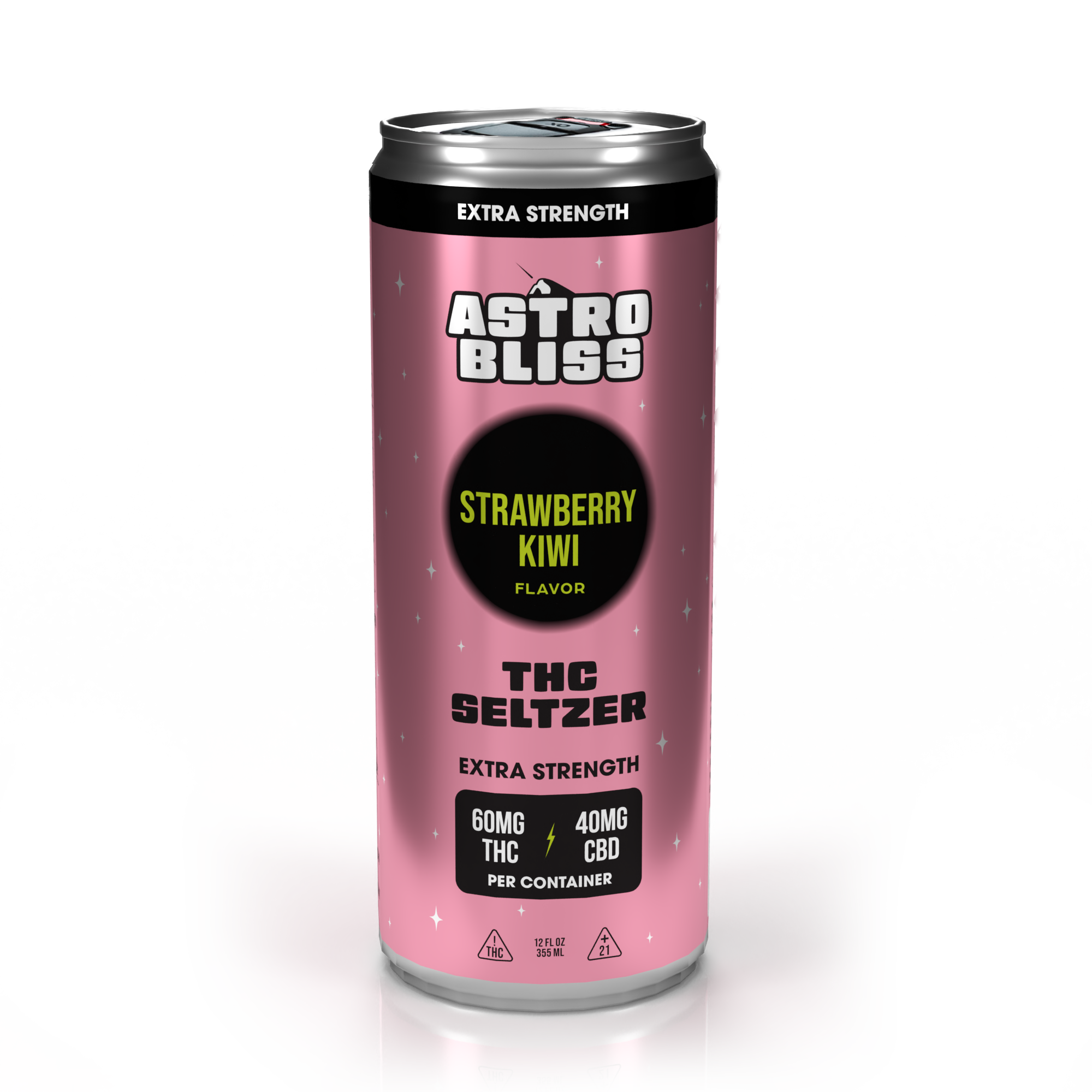 Strawberry Kiwi THC Seltzer