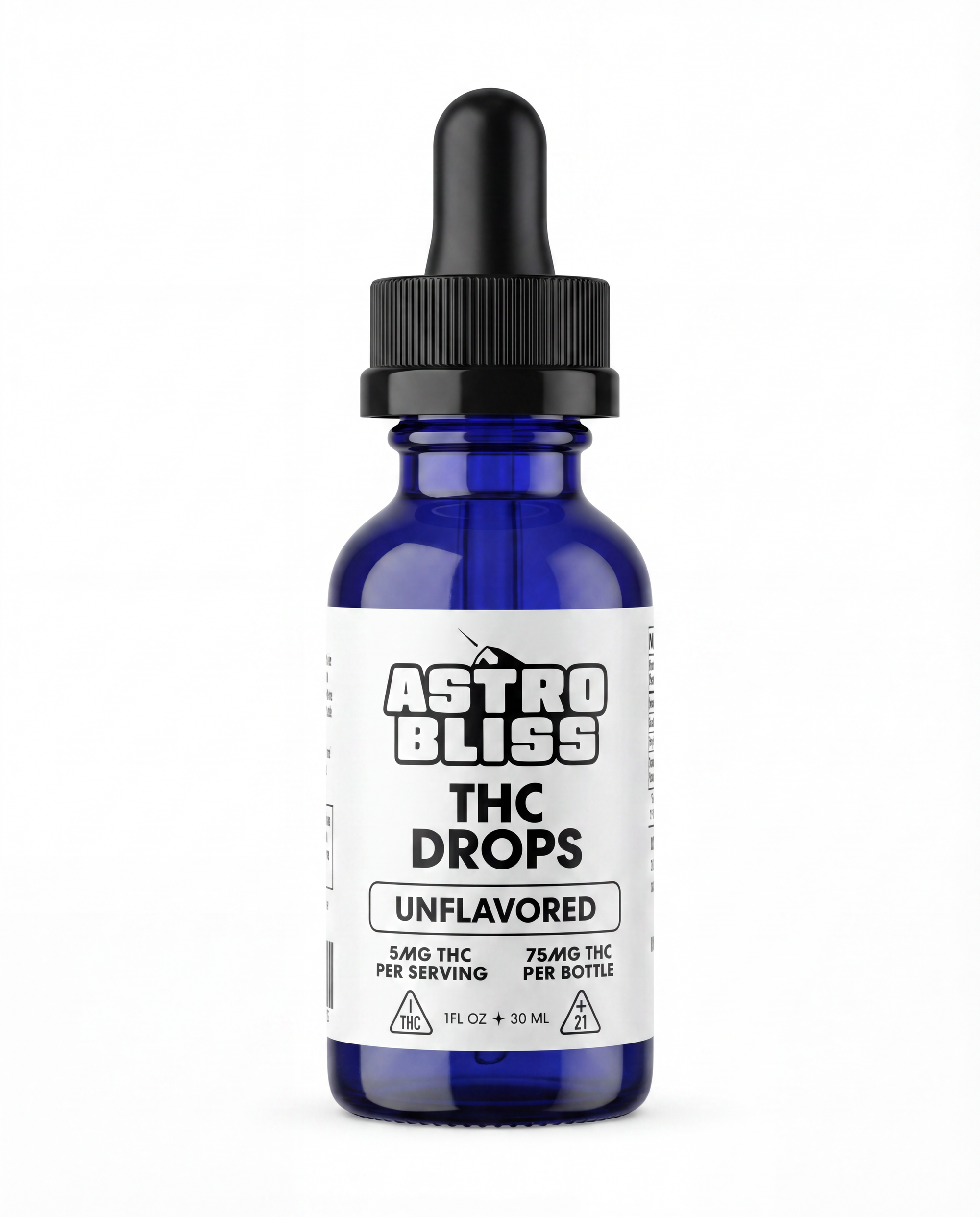 Unflavored THC Drops
