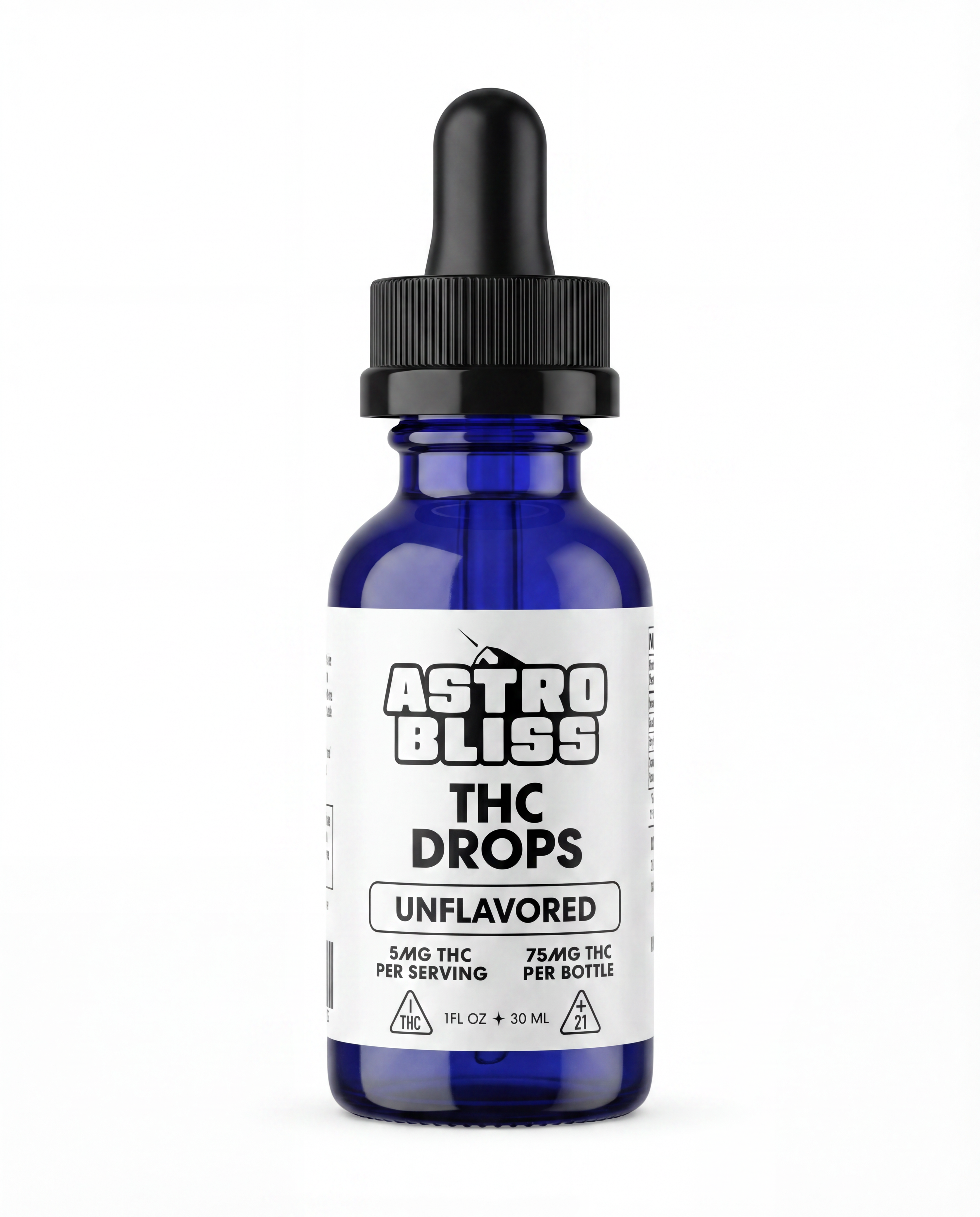 Unflavored THC Drops